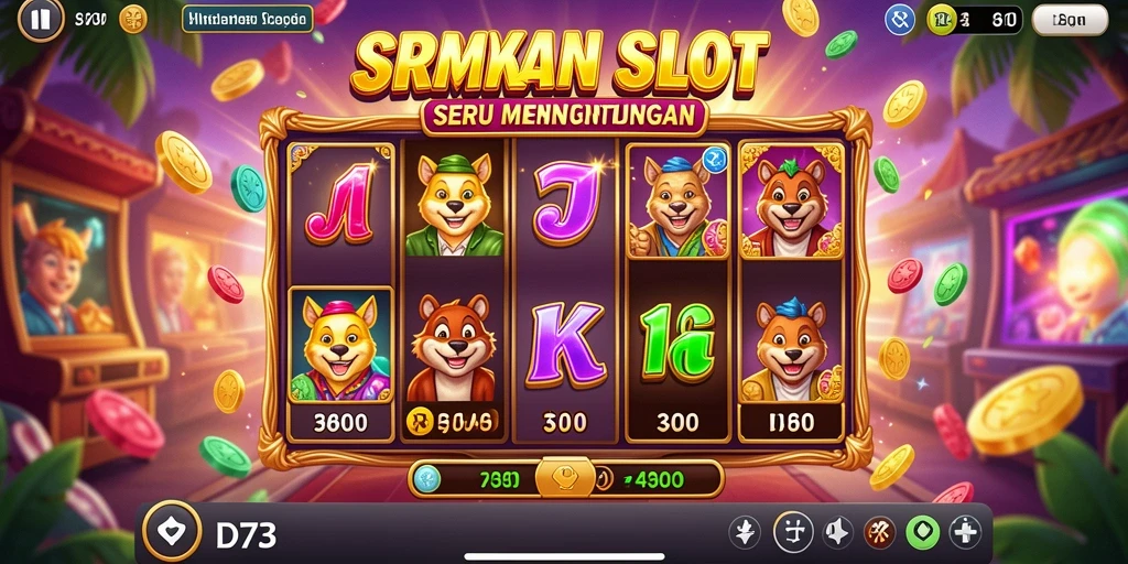 Gameplay D73 yang mengasyikkan dengan grafis slot yang memukau.