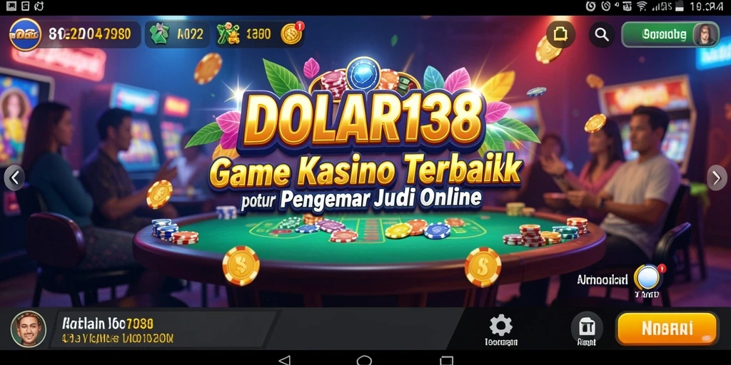 Tampilan gameplay DOLAR138 dengan berbagai pilihan permainan Kasino yang menarik.