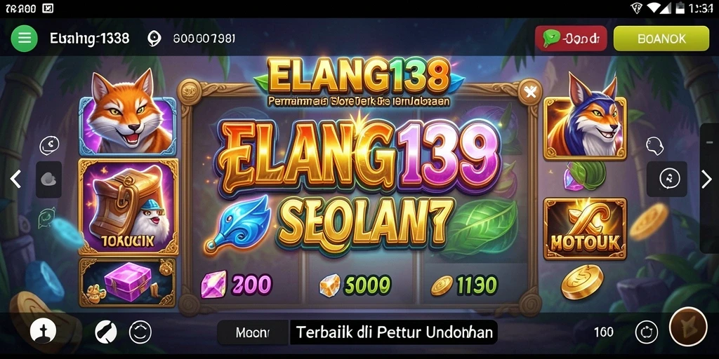 Screenshot menunjukkan gameplay mengasyikkan dari ELANG138 dengan grafik yang menawan.