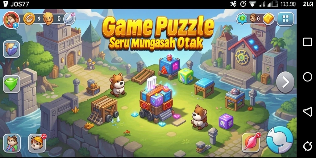 Gameplay JOS77 yang penuh tantangan dan warna-warni.