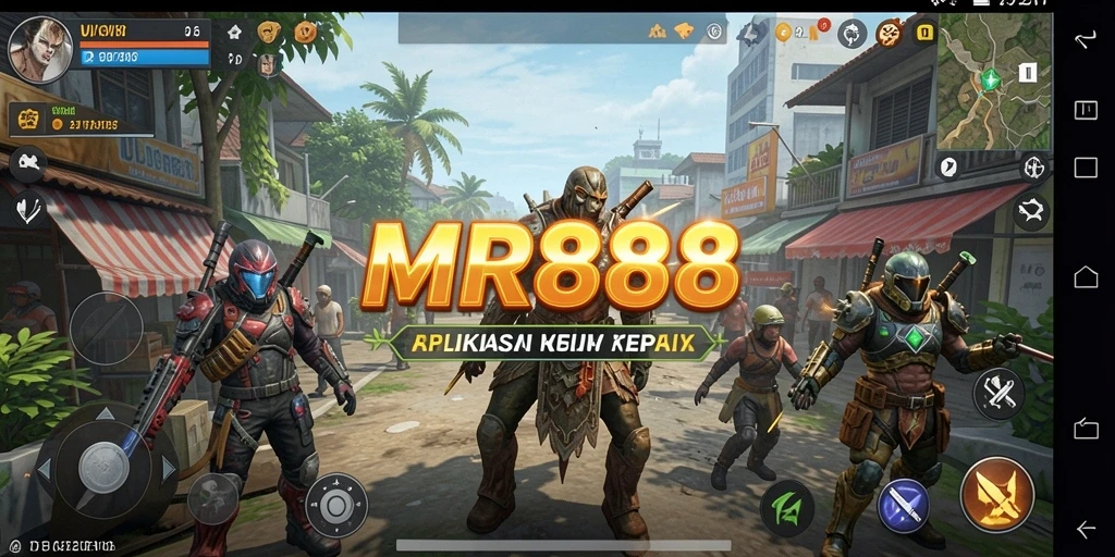 Tampilan utama aplikasi MR888 dengan fitur-fitur Utility yang lengkap.