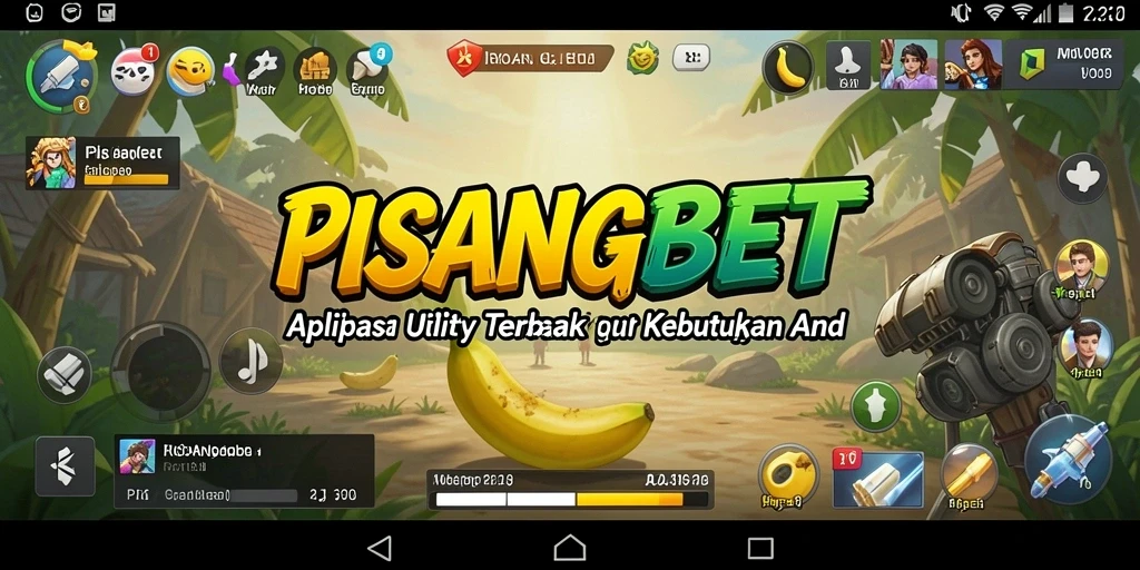 Tampilan antarmuka PISANGBET yang intuitif dan mudah digunakan.