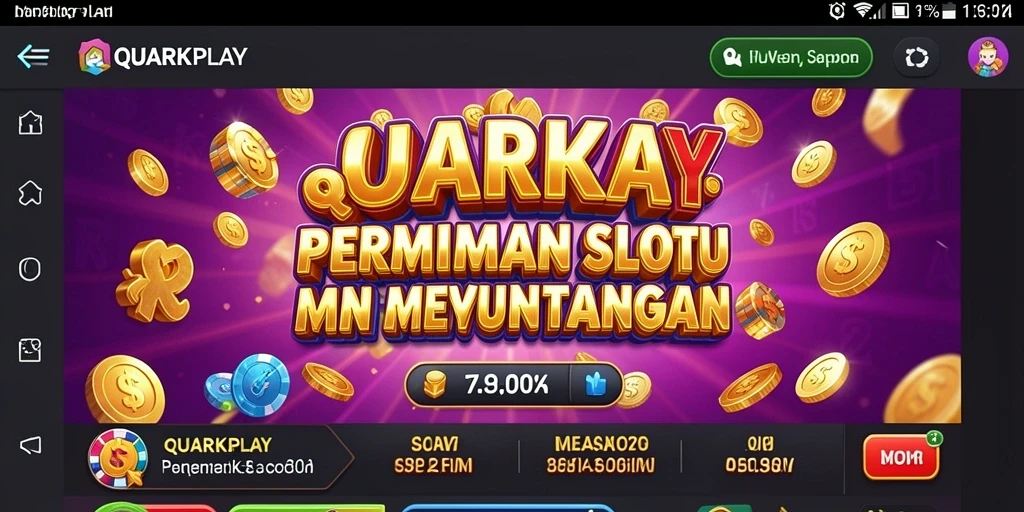 Gameplay seru di QUARKPLAY dengan berbagai tema slot menarik.