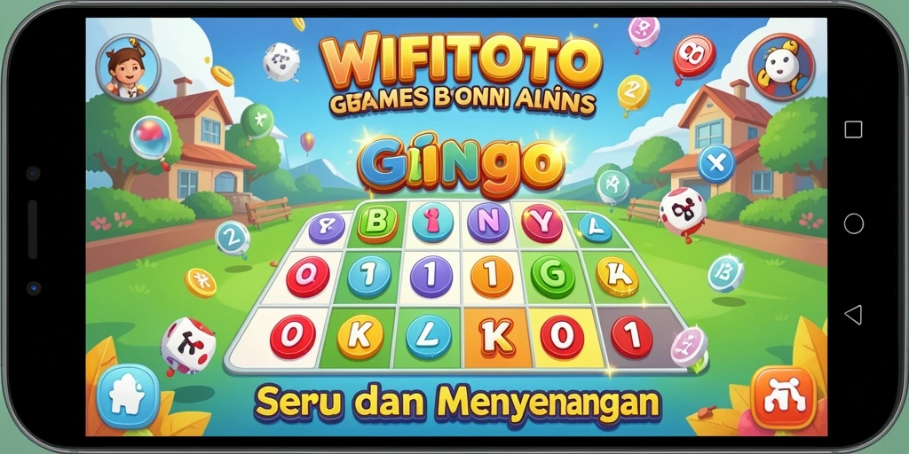 Tangkapan layar gameplay WIFITOTO menunjukkan keseruan permainan Bingo.